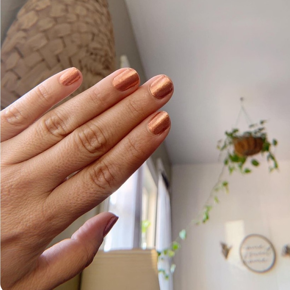 *Retired* Color Street: Moscow Or Never | Copper Penny Fall Shimmer Metallic - Picture 2 of 10